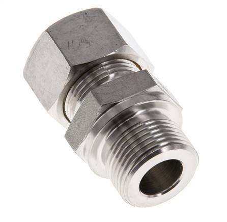 M22x1.5 Male x 15L Stainless steel Straight Compression Fitting 315 Bar DIN 2353