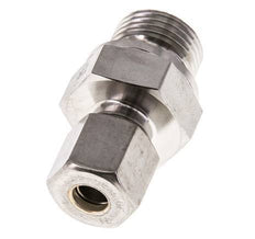 G 1/2'' Male x 8S Stainless steel Straight Compression Fitting with FKM Seal 630 Bar DIN 2353