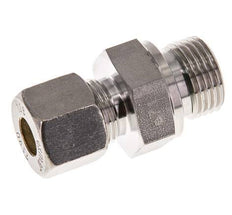 G 1/2'' Male x 10S Stainless steel Straight Compression Fitting with FKM Seal 630 Bar DIN 2353