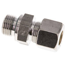 G 1/2'' Male x 14S Stainless steel Straight Compression Fitting with FKM Seal 630 Bar DIN 2353