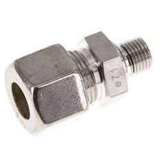 G 1/4'' Male x 14S Stainless steel Straight Compression Fitting with FKM Seal 630 Bar DIN 2353