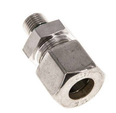 G 1/4'' Male x 14S Stainless steel Straight Compression Fitting with FKM Seal 630 Bar DIN 2353