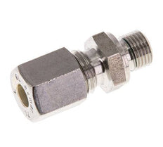 G 1/8'' Male x 6L Stainless steel Straight Compression Fitting with FKM Seal 315 Bar DIN 2353