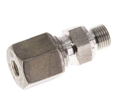 G 1/8'' Male x 6S Stainless steel Straight Compression Fitting with FKM Seal 630 Bar DIN 2353