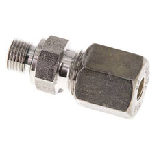 G 1/8'' Male x 6S Stainless steel Straight Compression Fitting with FKM Seal 630 Bar DIN 2353