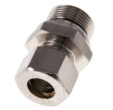 G 3/4'' Male x 15L Stainless steel Straight Compression Fitting with FKM Seal 315 Bar DIN 2353