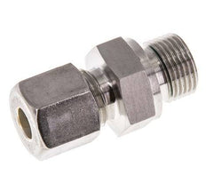 G 3/8'' Male x 8S Stainless steel Straight Compression Fitting with FKM Seal 630 Bar DIN 2353