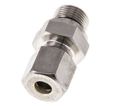 G 3/8'' Male x 8S Stainless steel Straight Compression Fitting with FKM Seal 630 Bar DIN 2353