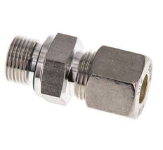 G 3/8'' Male x 10S Stainless steel Straight Compression Fitting with FKM Seal 630 Bar DIN 2353