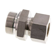 G 1 1/4'' Male x 25S Stainless steel Straight Compression Fitting with FKM Seal 400 Bar DIN 2353