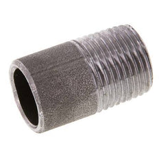 R 1/2'' Male x 21.3mm Steel Pipe Nipple with Welding End 50 Bar DIN 2982 - 35mm [5 Pieces]