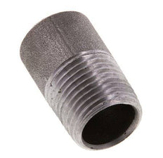 R 1/2'' Male x 21.3mm Steel Pipe Nipple with Welding End 50 Bar DIN 2982 - 35mm [5 Pieces]