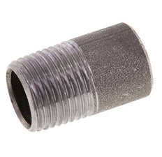 R 1/2'' Male x 21.3mm Steel Pipe Nipple with Welding End 50 Bar DIN 2982 - 35mm [5 Pieces]