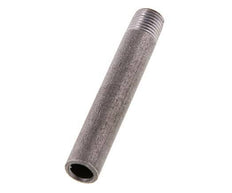 R 1/4'' Male x 13.5mm Steel Pipe Nipple with Welding End 50 Bar DIN 2982 - 80mm [2 Pieces]