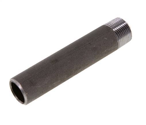 R 3/4'' Male x 26.9mm Steel Pipe Nipple with Welding End 50 Bar DIN 2982 - 120mm [2 Pieces]