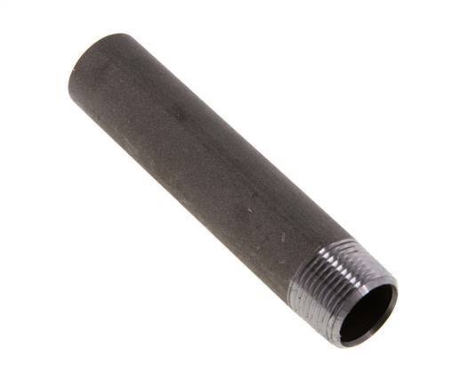 R 3/4'' Male x 26.9mm Steel Pipe Nipple with Welding End 50 Bar DIN 2982 - 120mm [2 Pieces]