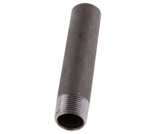 R 3/4'' Male x 26.9mm Steel Pipe Nipple with Welding End 50 Bar DIN 2982 - 120mm [2 Pieces]