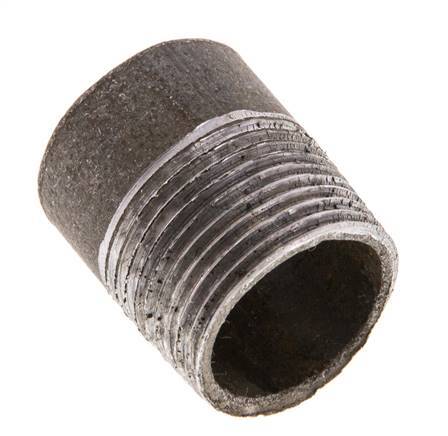 R 3/4'' Male x 26.9mm Steel Pipe Nipple with Welding End 50 Bar DIN 2982 - 30mm [2 Pieces]