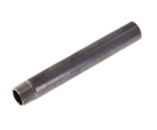 R 3/8'' Male x 17.2mm Steel Pipe Nipple with Welding End 50 Bar DIN 2982 - 120mm [2 Pieces]