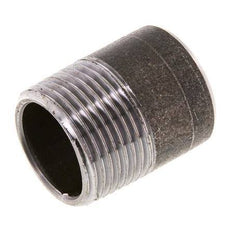 R 1'' Male x 33.7mm Steel Pipe Nipple with Welding End 50 Bar DIN 2982 - 40mm [2 Pieces]