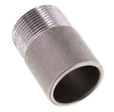 R 1 1/4'' Male x 42.4mm Steel Pipe Nipple with Welding End 50 Bar DIN 2982 - 60mm [2 Pieces]