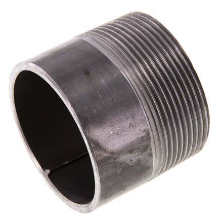 R 2'' Male x 60.3mm Steel Pipe Nipple with Welding End 50 Bar DIN 2982 - 50mm [2 Pieces]