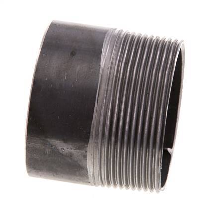 R 2'' Male x 60.3mm Steel Pipe Nipple with Welding End 50 Bar DIN 2982 - 50mm [2 Pieces]