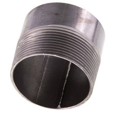 R 2'' Male x 60.3mm Steel Pipe Nipple with Welding End 50 Bar DIN 2982 - 50mm [2 Pieces]