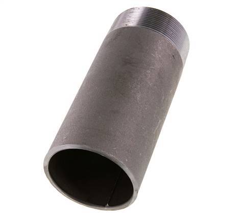 R 2 1/2'' Male x 76.1mm Steel Pipe Nipple with Welding End 50 Bar DIN 2982 - 170mm