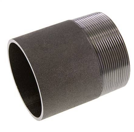 R 3'' Male x 88.9mm Steel Pipe Nipple with Welding End 50 Bar DIN 2982 - 100mm
