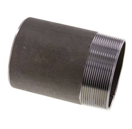 R 3'' Male x 88.9mm Steel Pipe Nipple with Welding End 50 Bar DIN 2982 - 120mm