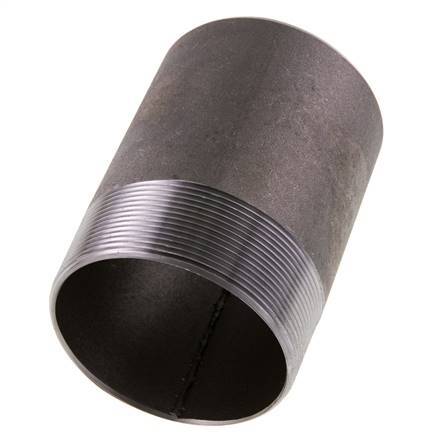 R 3'' Male x 88.9mm Steel Pipe Nipple with Welding End 50 Bar DIN 2982 - 120mm