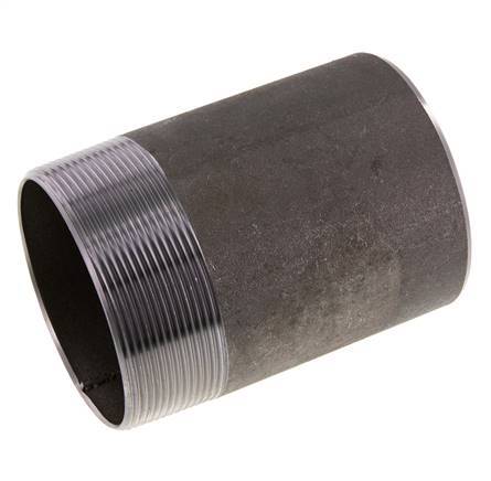 R 3'' Male x 88.9mm Steel Pipe Nipple with Welding End 50 Bar DIN 2982 - 120mm