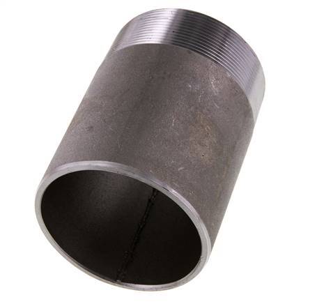 R 3'' Male x 88.9mm Steel Pipe Nipple with Welding End 50 Bar DIN 2982 - 120mm