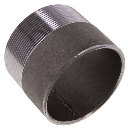 R 3'' Male x 88.9mm Steel Pipe Nipple with Welding End 50 Bar DIN 2982 - 70mm