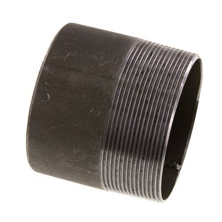 R 3'' Male x 88.9mm Steel Pipe Nipple with Welding End 50 Bar DIN 2982 - 80mm