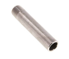 R 1/2'' Male x 21.3mm Stainless steel Pipe Nipple with Welding End 20 Bar DIN 2982 - 100mm