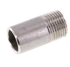R 1/2'' Male x 21.3mm Stainless steel Pipe Nipple with Welding End 20 Bar DIN 2982 - 40mm