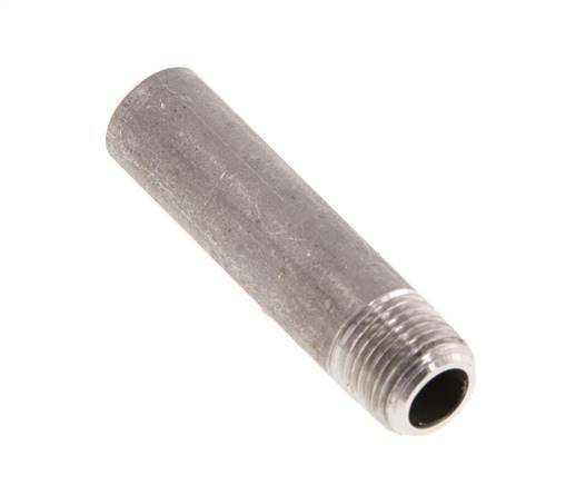 R 1/8'' Male x 10.2mm Stainless steel Pipe Nipple with Welding End 20 Bar DIN 2982 - 40mm