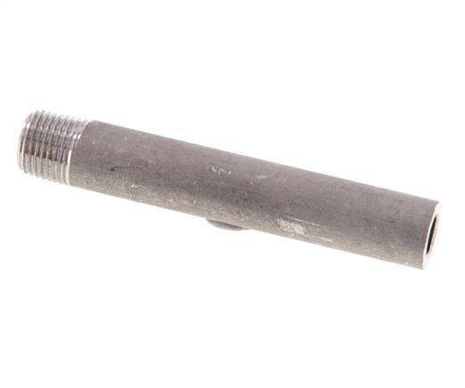 R 1/8'' Male x 10.2mm Stainless steel Pipe Nipple with Welding End 20 Bar DIN 2982 - 60mm