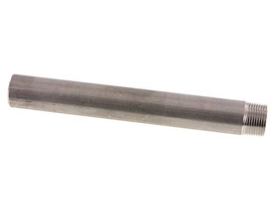 R 3/4'' Male x 26.9mm Stainless steel Pipe Nipple with Welding End 20 Bar DIN 2982 - 200mm