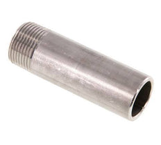 R 3/4'' Male x 26.9mm Stainless steel Pipe Nipple with Welding End 20 Bar DIN 2982 - 80mm