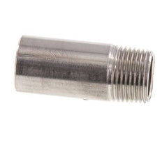 R 3/8'' Male x 17.2mm Stainless steel Pipe Nipple with Welding End 20 Bar DIN 2982 - 40mm [2 Pieces]