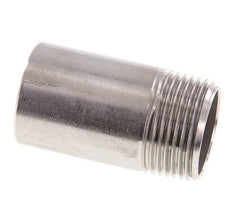 R 1'' Male x 33.7mm Stainless steel Pipe Nipple with Welding End 20 Bar DIN 2982 - 60mm