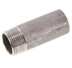R 1'' Male x 33.7mm Stainless steel Pipe Nipple with Welding End 20 Bar DIN 2982 - 80mm