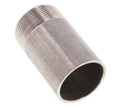 R 1 1/2'' Male x 48.3mm Stainless steel Pipe Nipple with Welding End 20 Bar DIN 2982 - 80mm