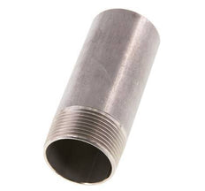R 1 1/4'' Male x 42.4mm Stainless steel Pipe Nipple with Welding End 20 Bar DIN 2982 - 100mm