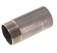 R 2'' Male x 60.3mm Stainless steel Pipe Nipple with Welding End 20 Bar DIN 2982 - 120mm
