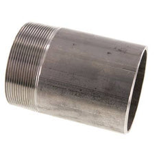 R 3'' Male x 88.9mm Stainless steel Pipe Nipple with Welding End 20 Bar DIN 2982 - 120mm