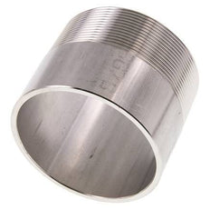 R 3'' Male x 88.9mm Stainless steel Pipe Nipple with Welding End 20 Bar DIN 2982 - 70mm
